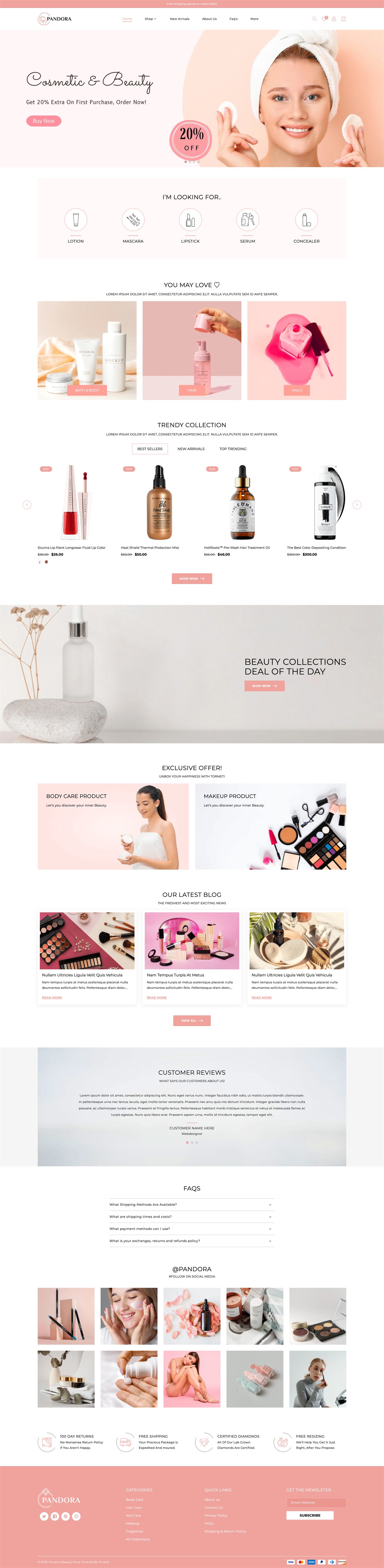 Beauty Shopify Theme
