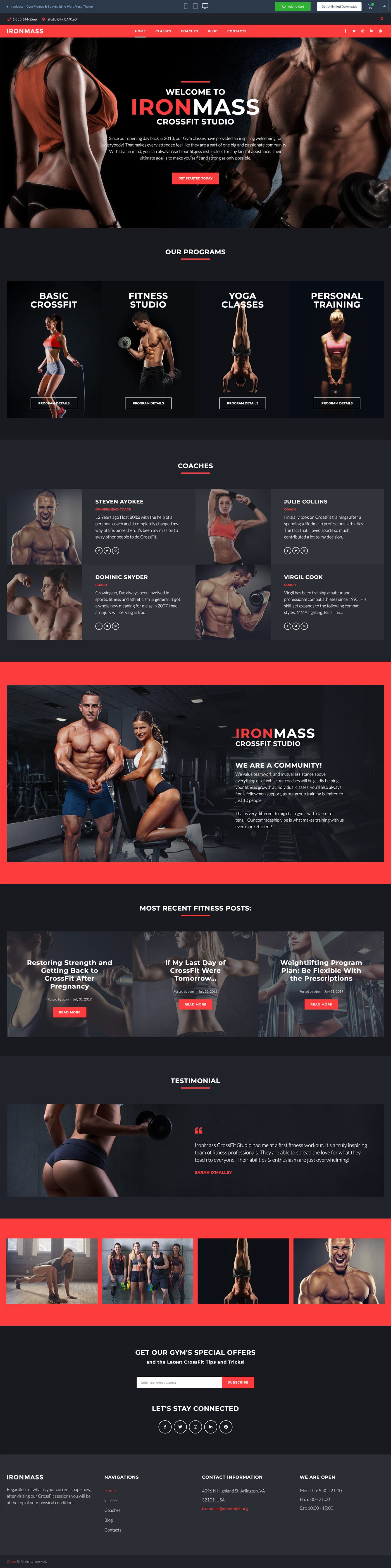 IronMass template